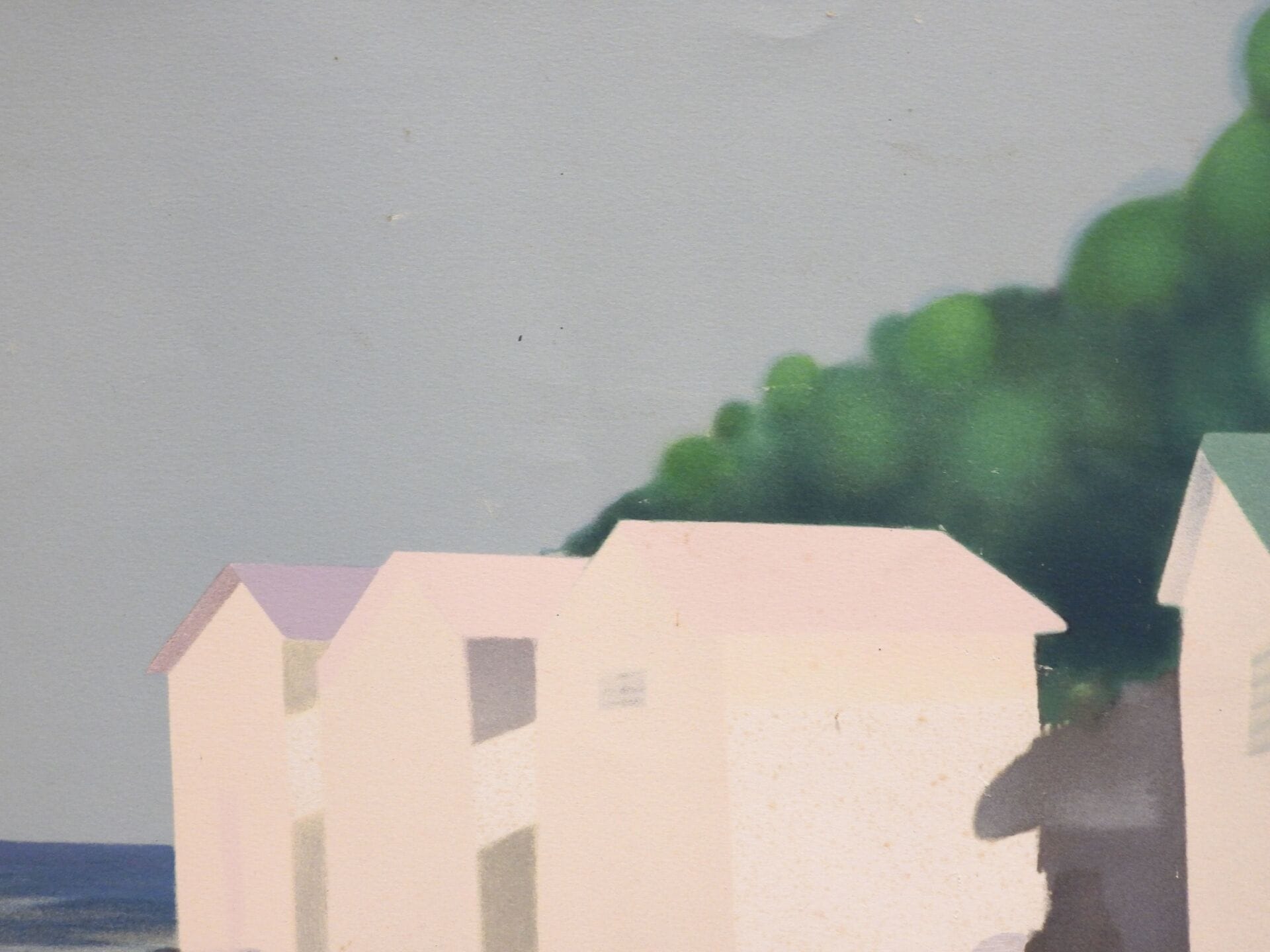 Vers la plage — upper left detail