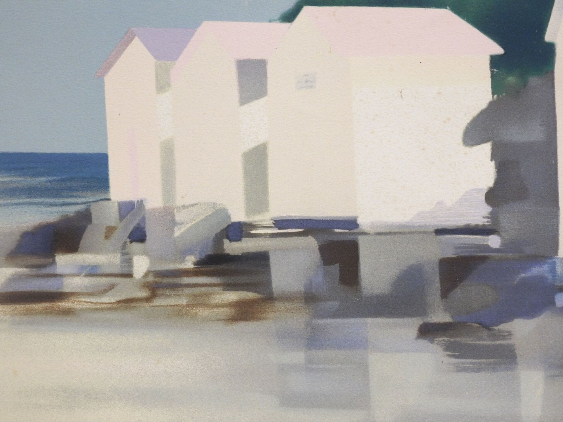 Vers la plage — left detail