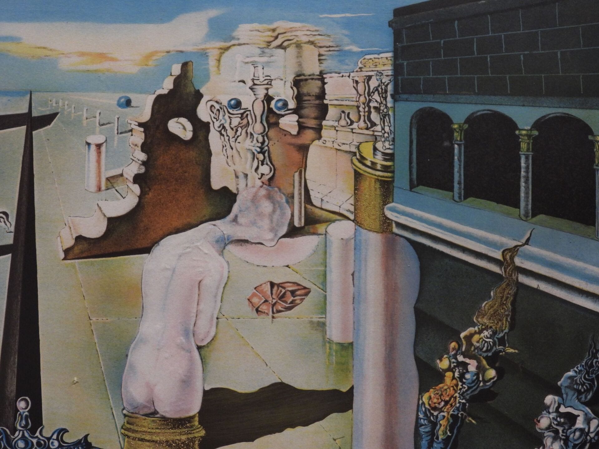 L’homme invisible — upper right detail