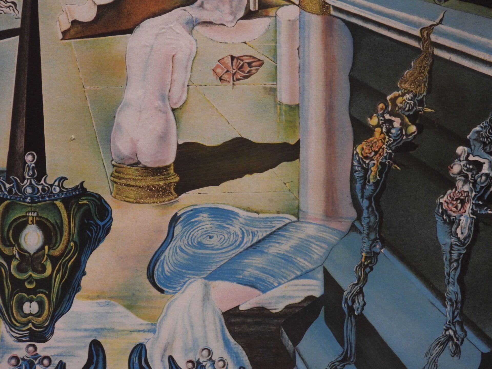 L’homme invisible — lower right detail