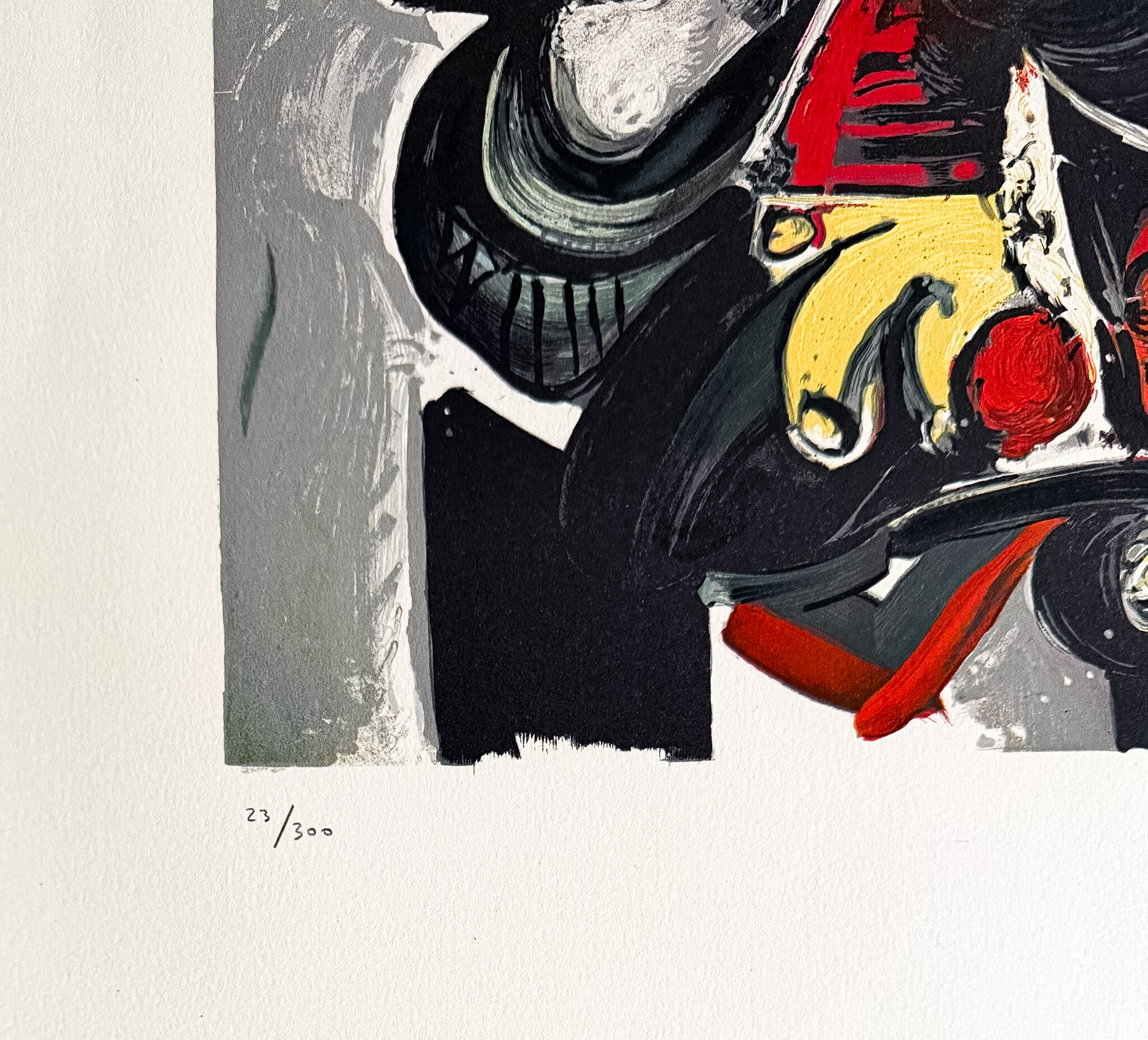 Le cavalier — edition number 23/300 at the lower left