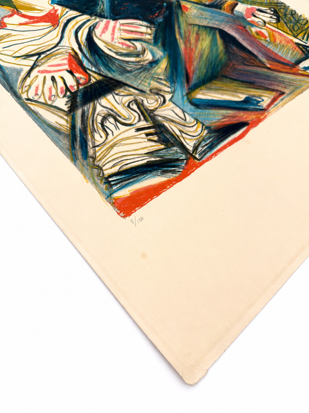 Le Clown et l’Arlequin — edition number 8/100 in the lower left margin